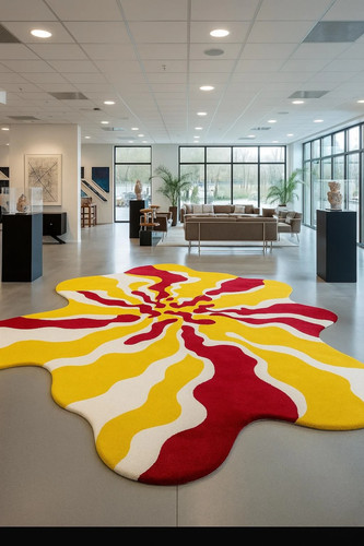 Tapis touffeté main - touffeté, à