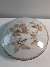 tharaud limoges  grande boîte en porcelaine décor doré