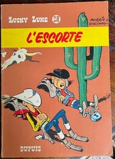 LUCKY LUKE T 28 L'escorte 1966 Morris Goscinny Réédition Dupuis 1970 Souple