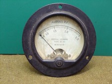 US WW2 Signal Body Radio Parts Ammeter