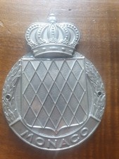 Rare Plaque Voiture Monaco