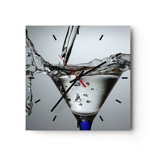 Horloge murale verre - horloge,