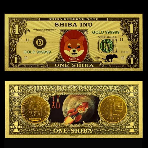 Billet commémoratif shiba inu - billet,