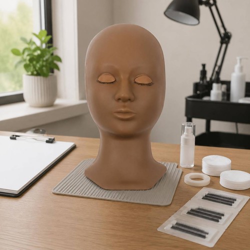 Tête mannequin cils - mannequin,
