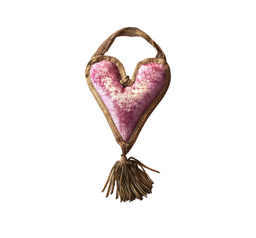 Ancien coeur tissu galon - coeur, et