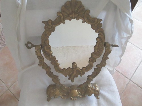 Miroir oval psyche sur pieds - miroir,