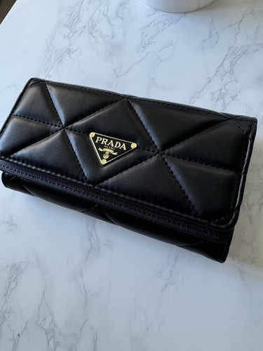 Prada portefeuille femme - prada, noir