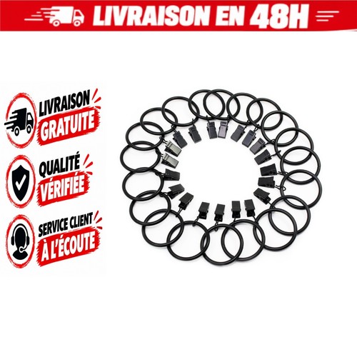 Anneaux rideau avec - anneaux,