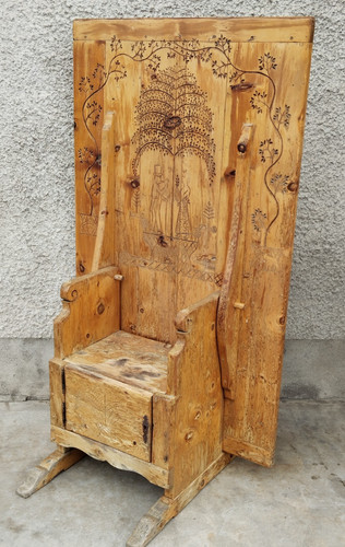 Ancien fauteuil table berger - ancien,