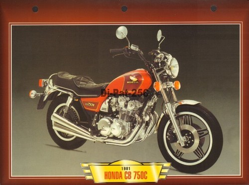 Fiche moto honda 750 - fiche,