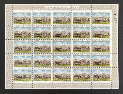 Madagascar 1972 512 planche - yt,