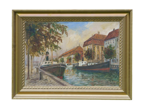 Peinture huile - peinture, à