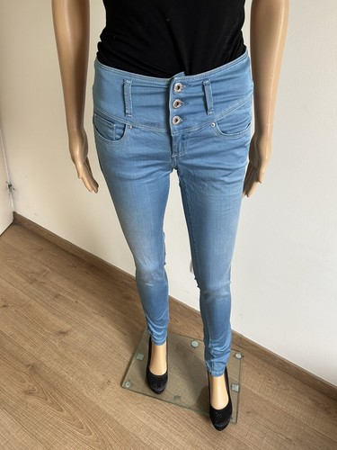 Jean bleu clair push salsa - clair,