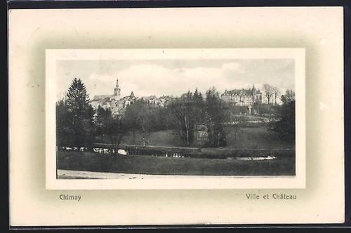Cpa chimay ville château - ville,