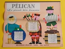 Grand calendrier  1965 Bière