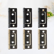  6 Pcs Charniere Porte Plate