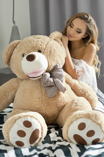 Doudou ours peluche xxl - doudou,