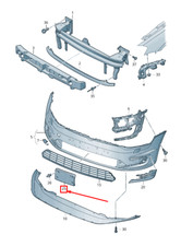 VW GOLF VII 5G MK7 Support de