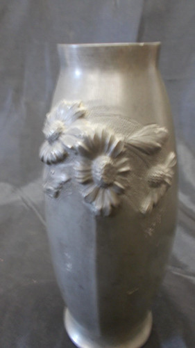 Ancien petit vase étain - petit, en