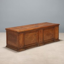 Coffre Ancien Noyer Érable