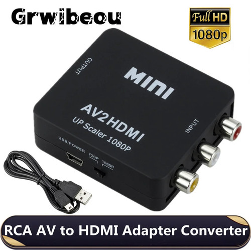 Grwibeou convertisseur rca - –,