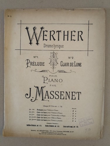 Partition ancienne piano - partition,