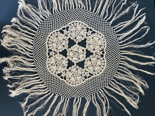 Grand napperon crochet fin - au,