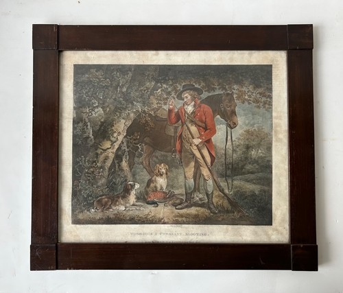 Gravure sur cuivre - sur, chasse