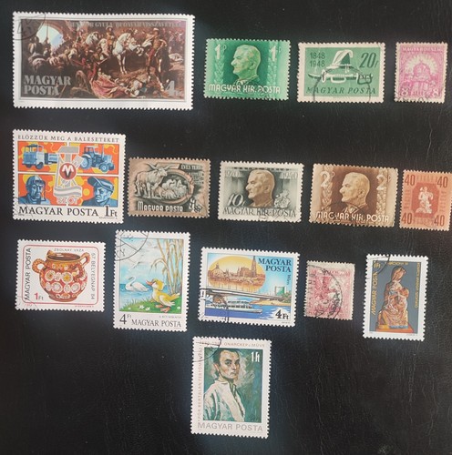 Timbre hongrie divers - hongrie,