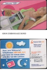 F1337P V1 WOMEN'S CLOUD CABIN REMOTE 120u 08/05 GEM1 CHIP LARGE ROUND EMBOSSING