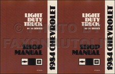 1984 Chevy Camion Atelier