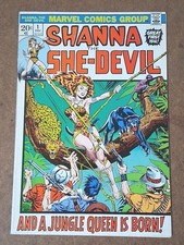 Shanna the She-Devil #1 Vol.1 (1972) Key 1st Appearance 6.0 Steranko Cvr.