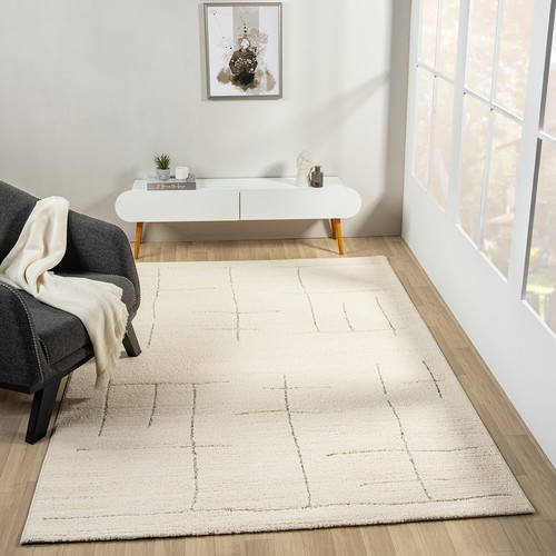 Poils ras tapis scandinave - ras,