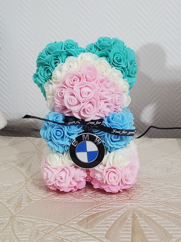 Décoration ours bmw rose - ours,