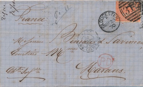 Lettre gloucester ship broker - gloucester,