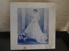 antique bridal crown in box + tulles + hairpins