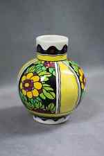 Small Art Deco vase Dalhia decor - Boch Brothers Keramis - Charles Catteau