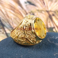 Naturel Gemme Citrine Avec