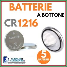 5 LITHIUM BATTERIES CR1216 3V VOLT FOR CAR WATCH STOCK 1216 BUTTON BATTERIES