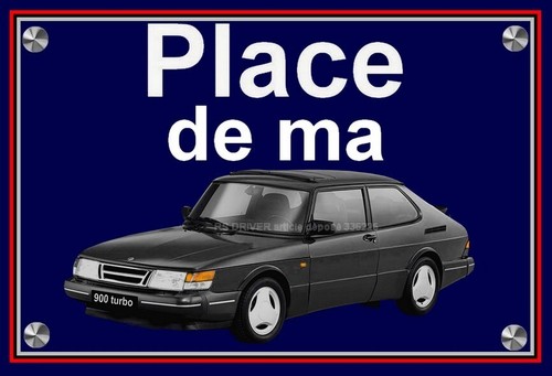 Plaque place ma saab 900 - plaque,