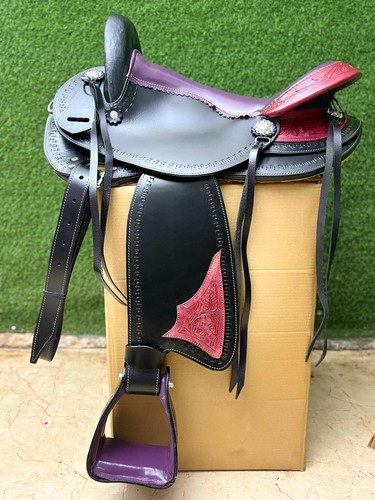 Selle western trail - selle, cuir