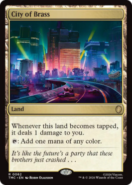 Magic mtg cité - -, d'airain