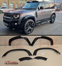 GLOSS BLACK WHEEL ARCH KIT FOR 2020+ LAND ROVER DEFENDER 110 L663 WIDE BODY UK