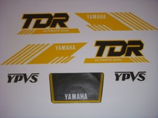 TDR 240/250   YAMAHA  EMBLEMES COMPATIBLE / DECAL FUEL TANK/  AUFKLEBER