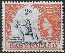 Timbre Chevaux Basoutoland (Colonies anglaises) 74 ** - 78018FJ