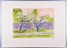 Original Bente Bjerregaard  Signed Numbered Colour Lithography