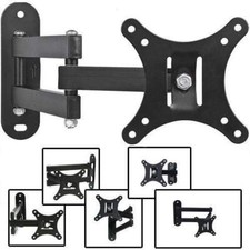 SUPPORT TV MURAL TOURNANT ET PIVOTANT POUR ECRAN LCD LED PLASMA 10-26' 25-66CM