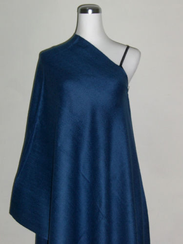 Echarpe étole châle bleu