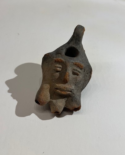 Lampe huile terre - lampe, ancienne