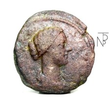 Ancient Imperial Rome (Imp.Commodo-CRISPINA) Dupondio